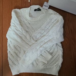 Forever 21 white sweater.  Never worn.